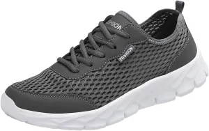 Arch Support Fitness Sneaker for Men Comfortable Breathable Stretch Canvas Slip on Sneaker Men's Recovery Shoes