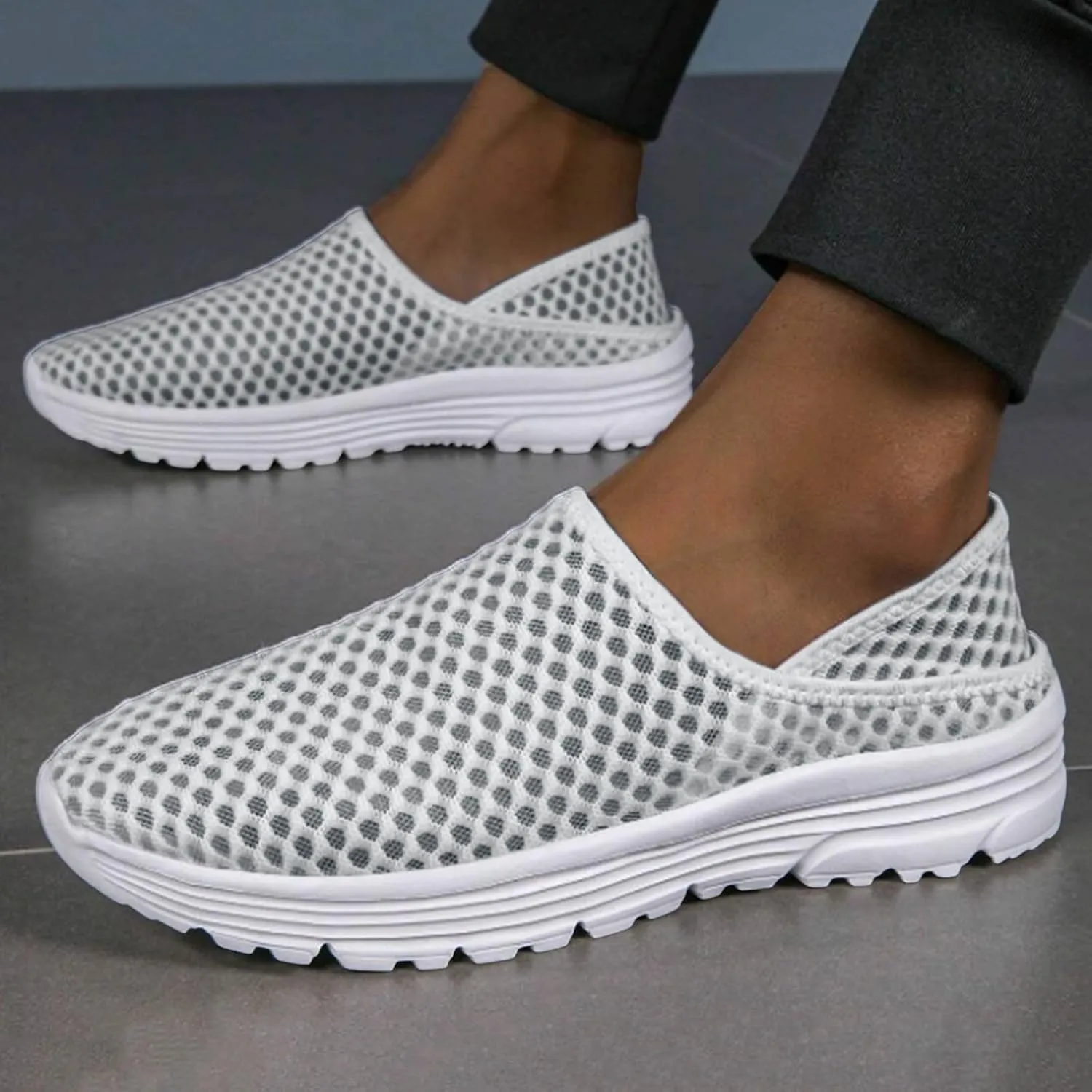 Arch Support Sports Shoes for Men Comfortable Breathable Lightweight Tennis Shoe Arch Support Plantar Fasciitis