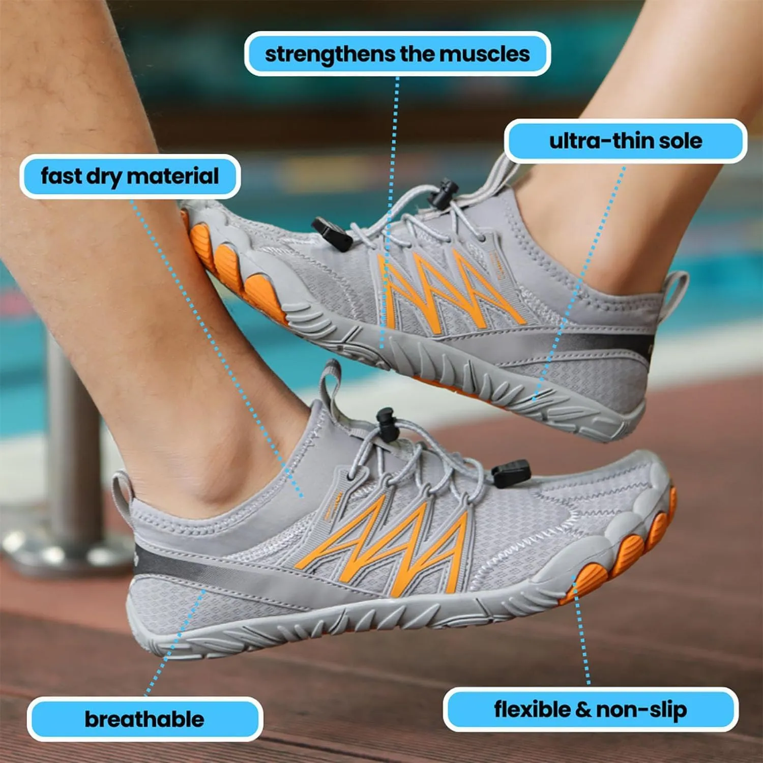 Bronoir Barefoot Shoes, Men's Women's Bronoir Air Barefoot Shoes, bronoir Barefoot Minimalist Cross Training Shoes with Socks