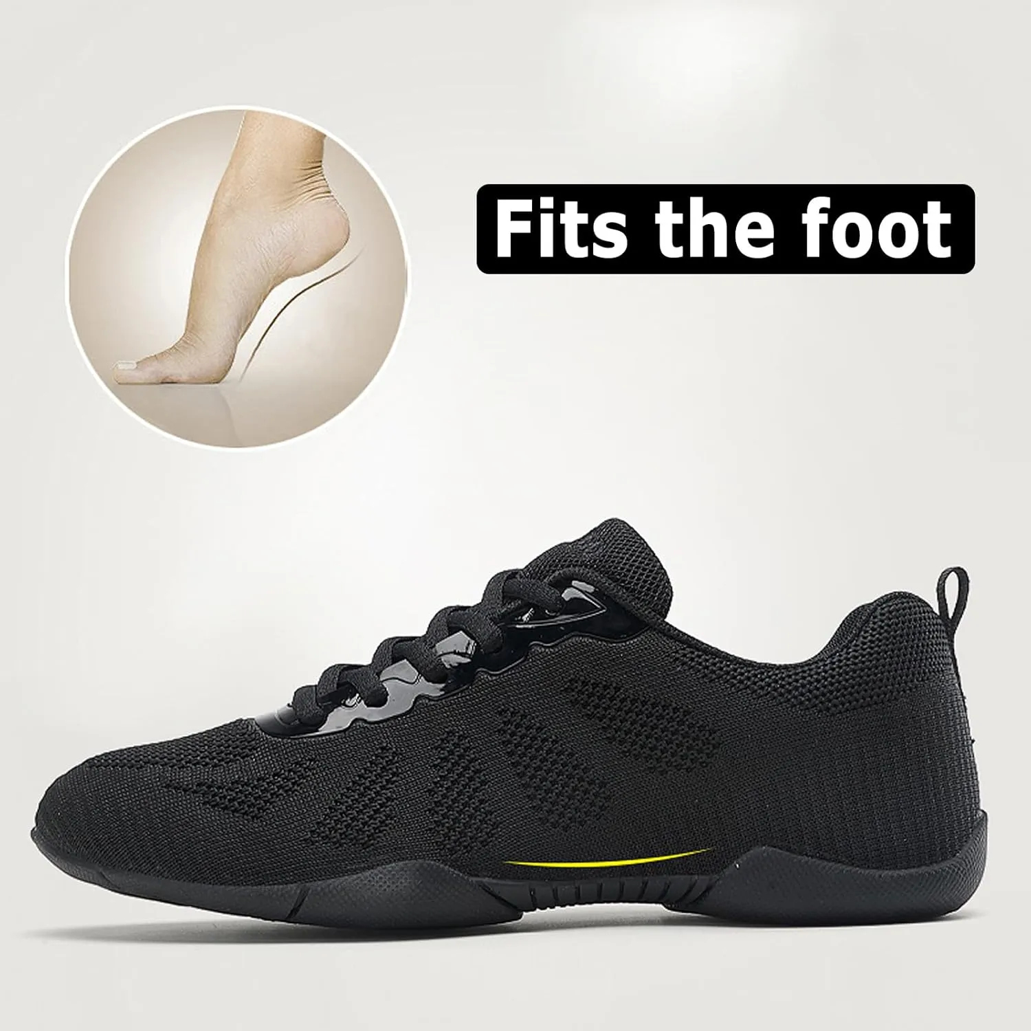 CERYTHRINA Youth Girls Cheer Shoes Women Cheerleading Dance Shoes Athletic Training Tennis Walking Competition Sneakers