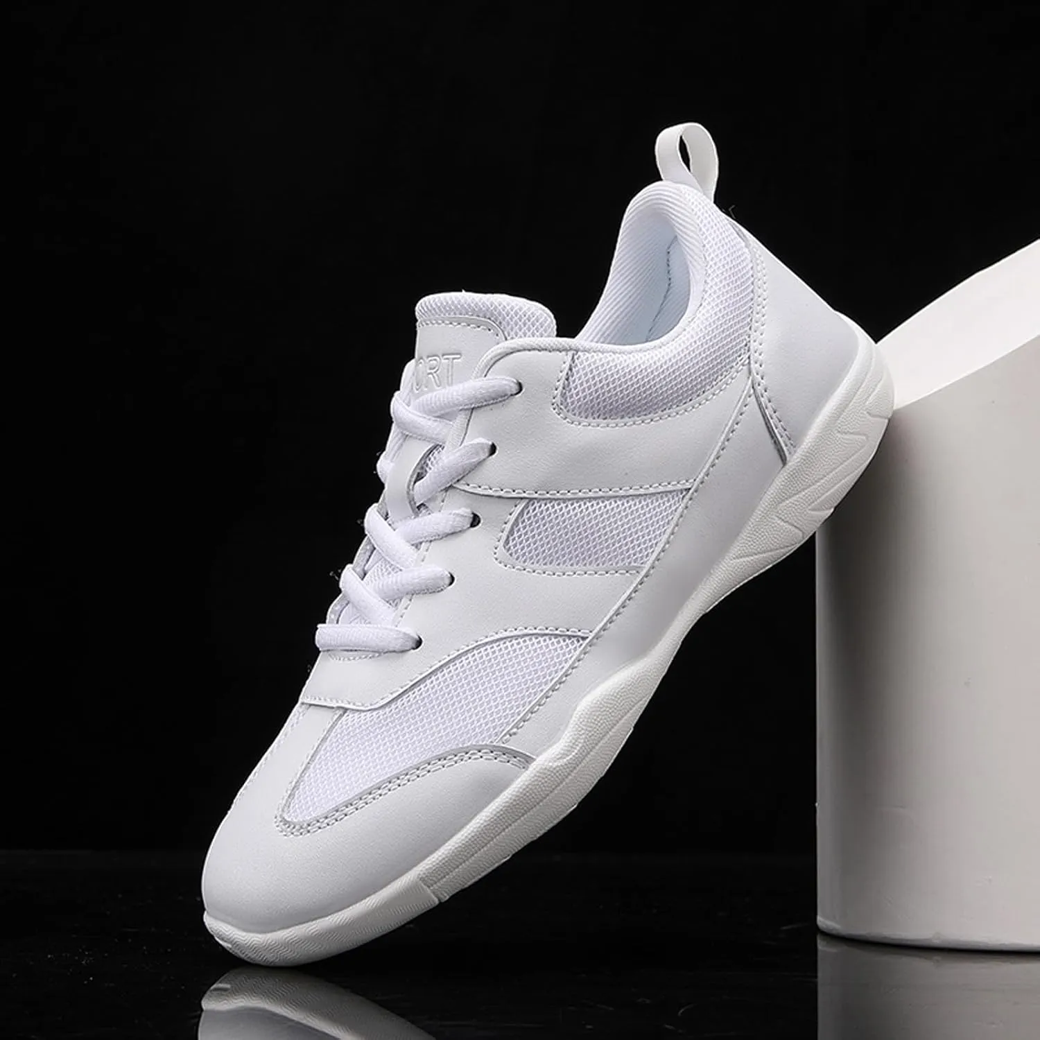 CERYTHRINA Youth Girls Cheer Shoes Women Cheerleading Dance Shoes Athletic Training Tennis Walking Competition Sneakers