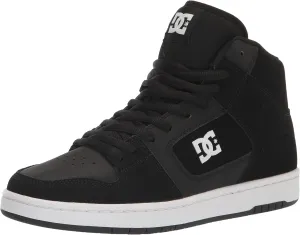 DC Men's Manteca 4 Hi High Top Casual Skate Shoe Sneaker, Black/White, 7.5