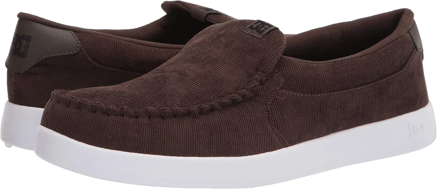 DC Men's Villain Slip On Low Top Slipper Casual Sneaker Shoe