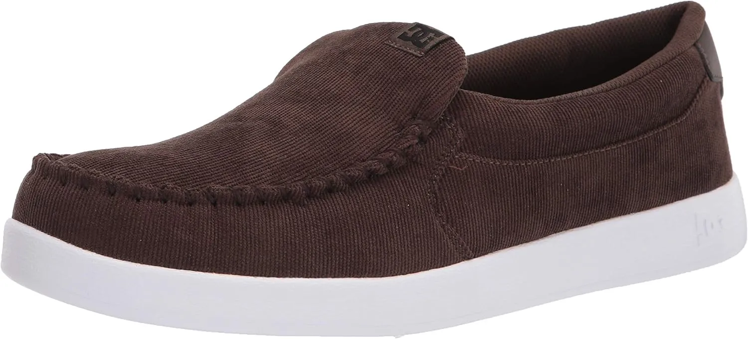 DC Men's Villain Slip On Low Top Slipper Casual Sneaker Shoe
