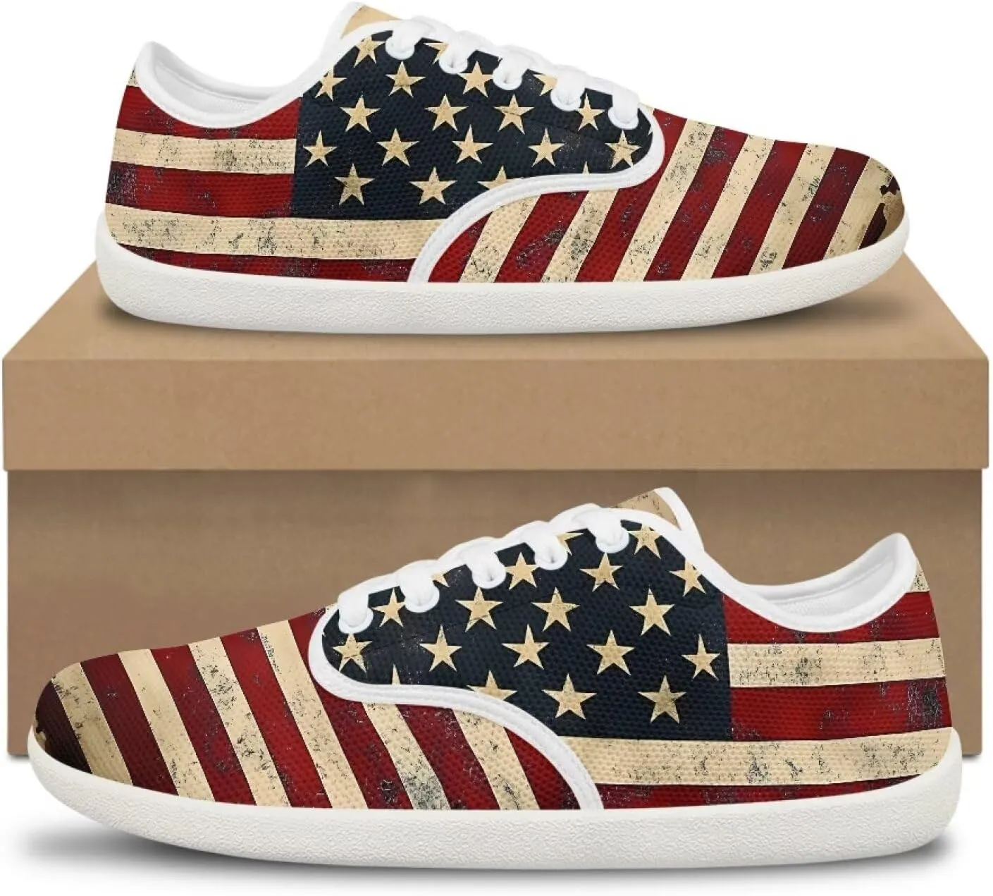 GOSTONG Women's Lace Up Barefoot Shoes Wide Toe Box Cross-Training Shoes Zero Drop Non Slip Casual Sneaker All Day Walking Size 6-13.5