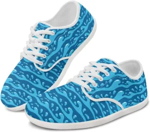 GOSTONG Women's Lace Up Barefoot Shoes Wide Toe Box Cross-Training Shoes Zero Drop Non Slip Casual Sneaker All Day Walking Size 6-13.5