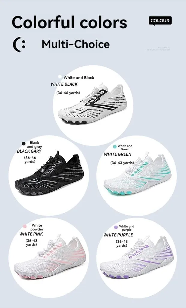 Grounded Footwear Barefoot Shoes for Neuropathy Women&Men Hiking Footwear Barefoot Womens Shoes Non-Slip Outdoor Unisex Water Pro Barefoot Shoes Wide Toe Box Sneakers Athletic Quick-Dry Lightweight