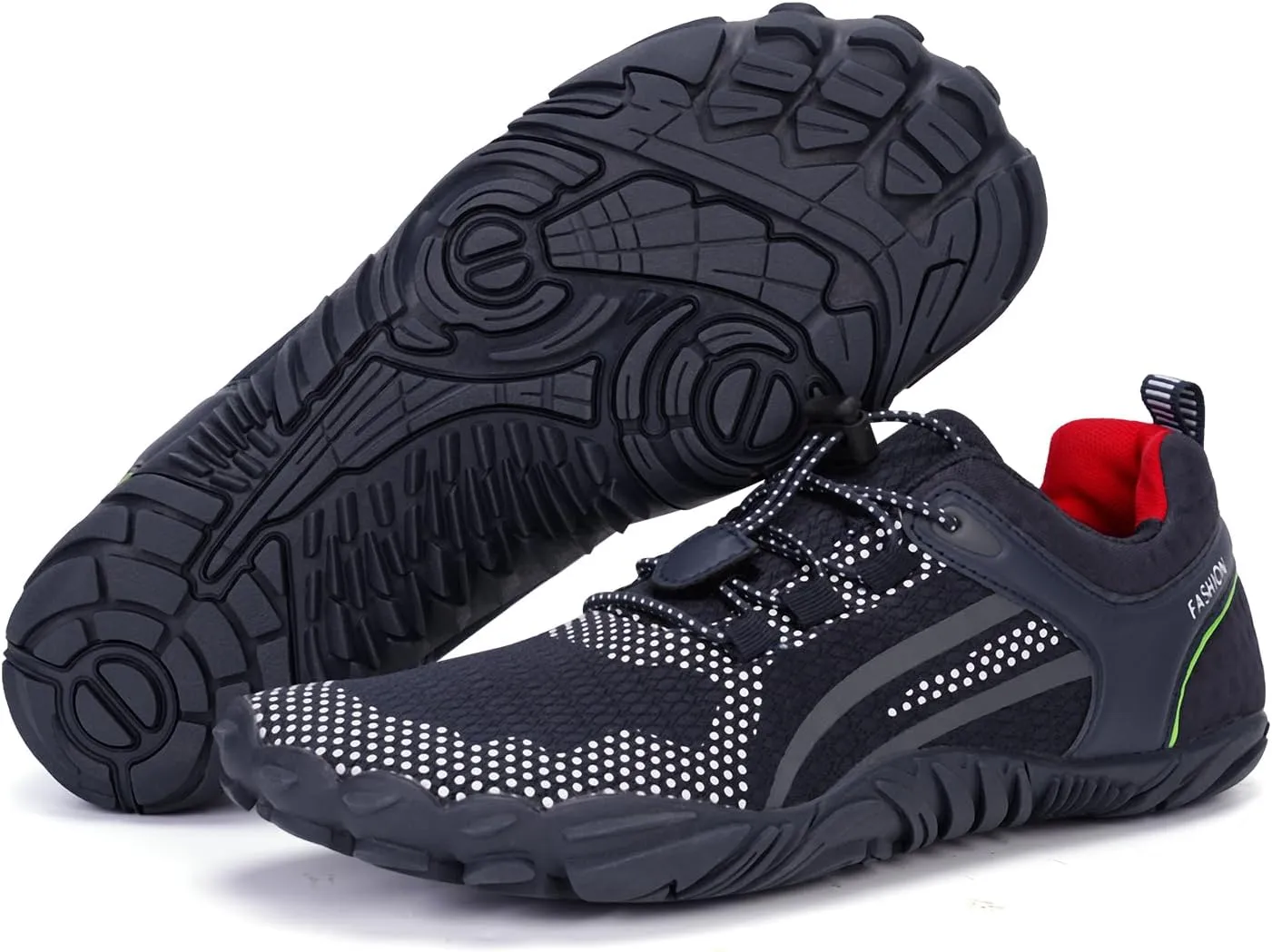 Hike Barefoot Shoes Womens Mens, Thick Barefoot Water Shoes Mens Women Non-Slip & Wide Toe Zero Drop Lightweight Minimalist Footwear for Workout Hiking Trail Running Causl