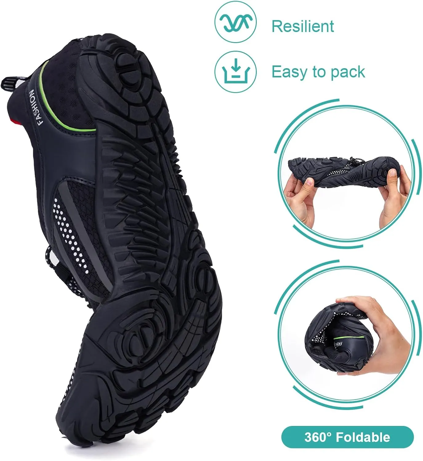 Hike Barefoot Shoes Womens Mens, Thick Barefoot Water Shoes Mens Women Non-Slip & Wide Toe Zero Drop Lightweight Minimalist Footwear for Workout Hiking Trail Running Causl