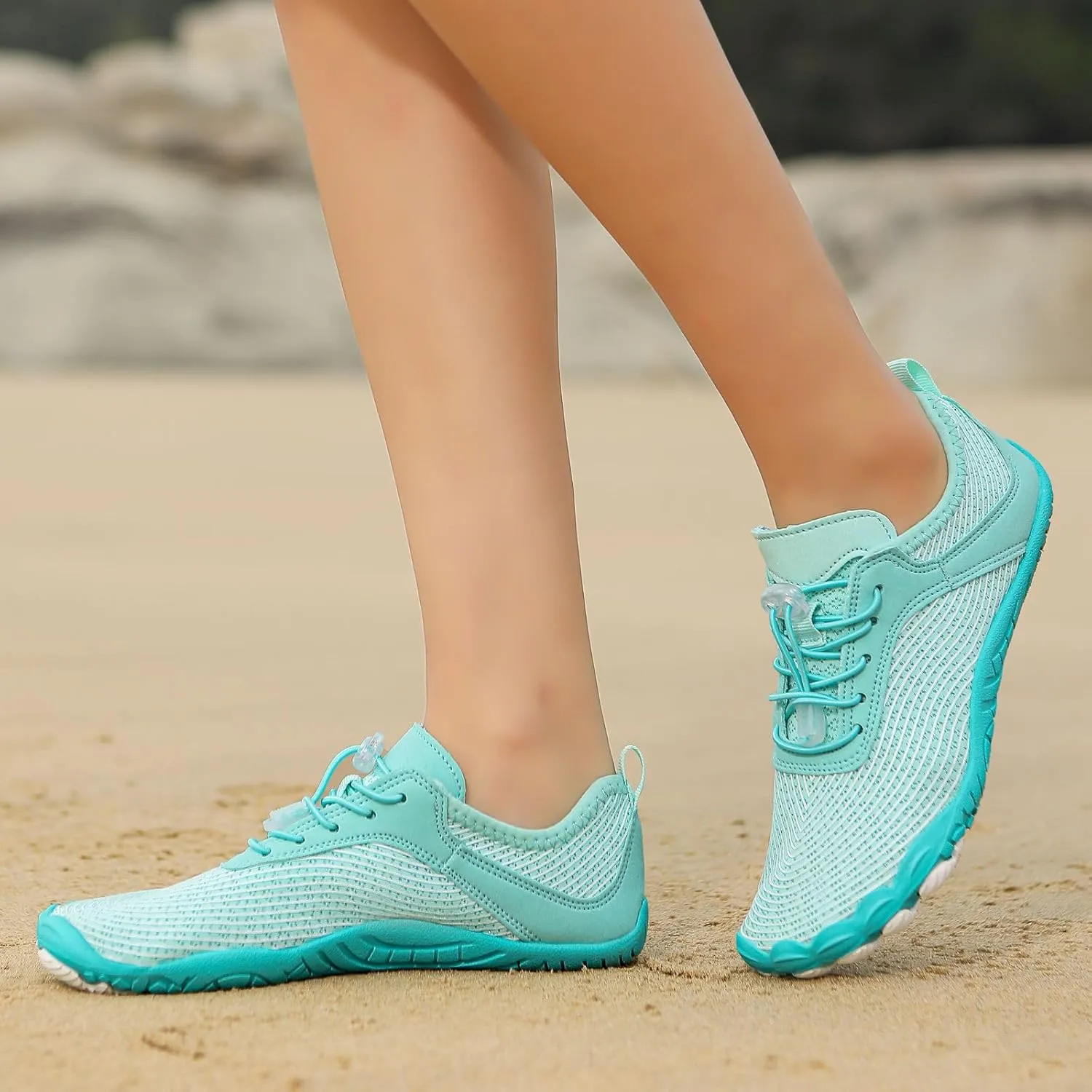 Hike Shoes Footwear Barefoot Womens Lightweight Comfortable Walking Shoes Grounded Footwear for Women Ladies Outdoor Shoe Low Top Running Sneakers Quick Dry Athletic Sneakers