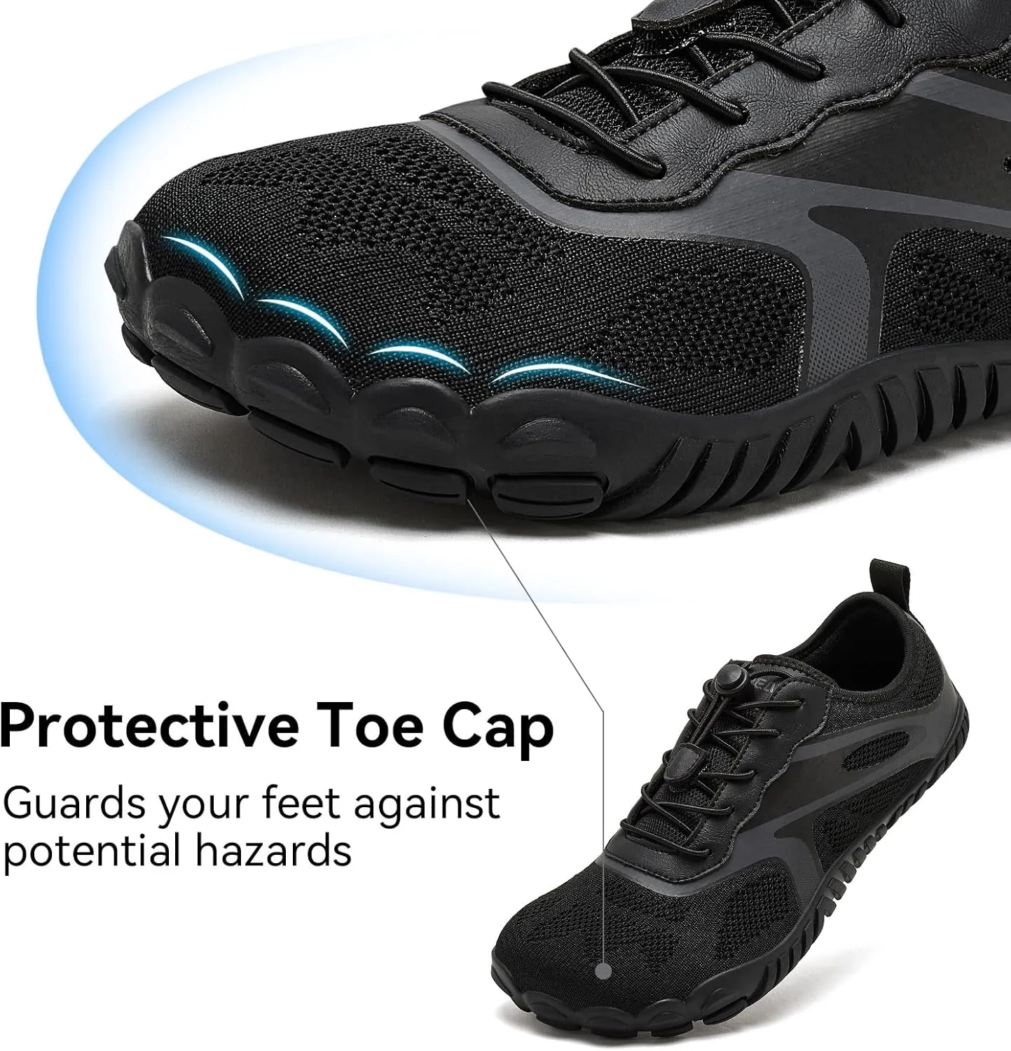 HOBIBEAR Barefoot Shoes for Men Women Wide Toe Box Zero Drop Cross-Training Minimalist Unisex