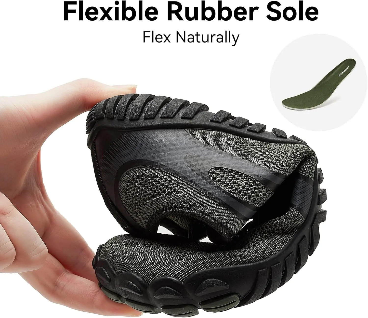 HOBIBEAR Barefoot Shoes for Men Women Wide Toe Box Zero Drop Cross-Training Minimalist Unisex