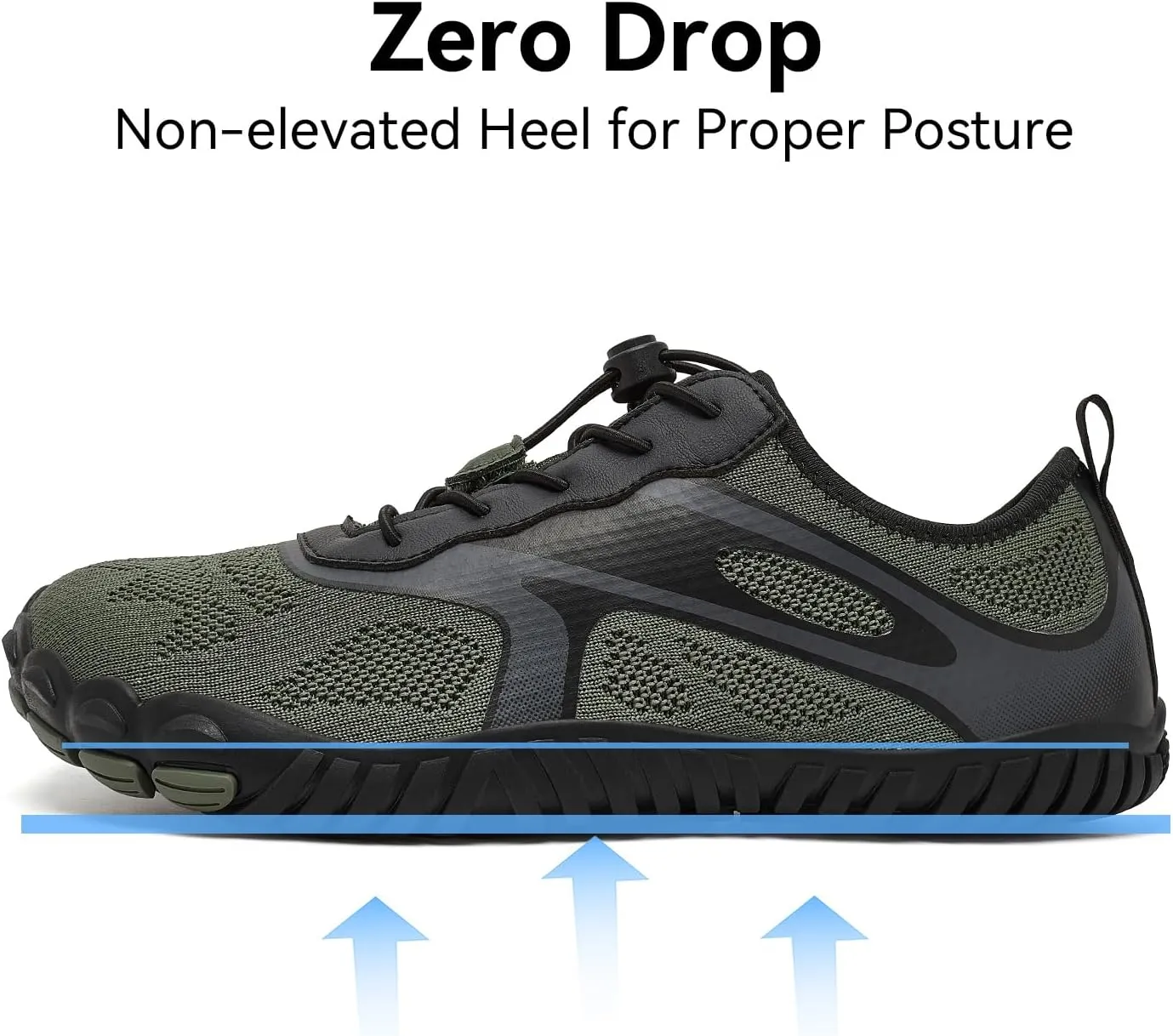HOBIBEAR Barefoot Shoes for Men Women Wide Toe Box Zero Drop Cross-Training Minimalist Unisex