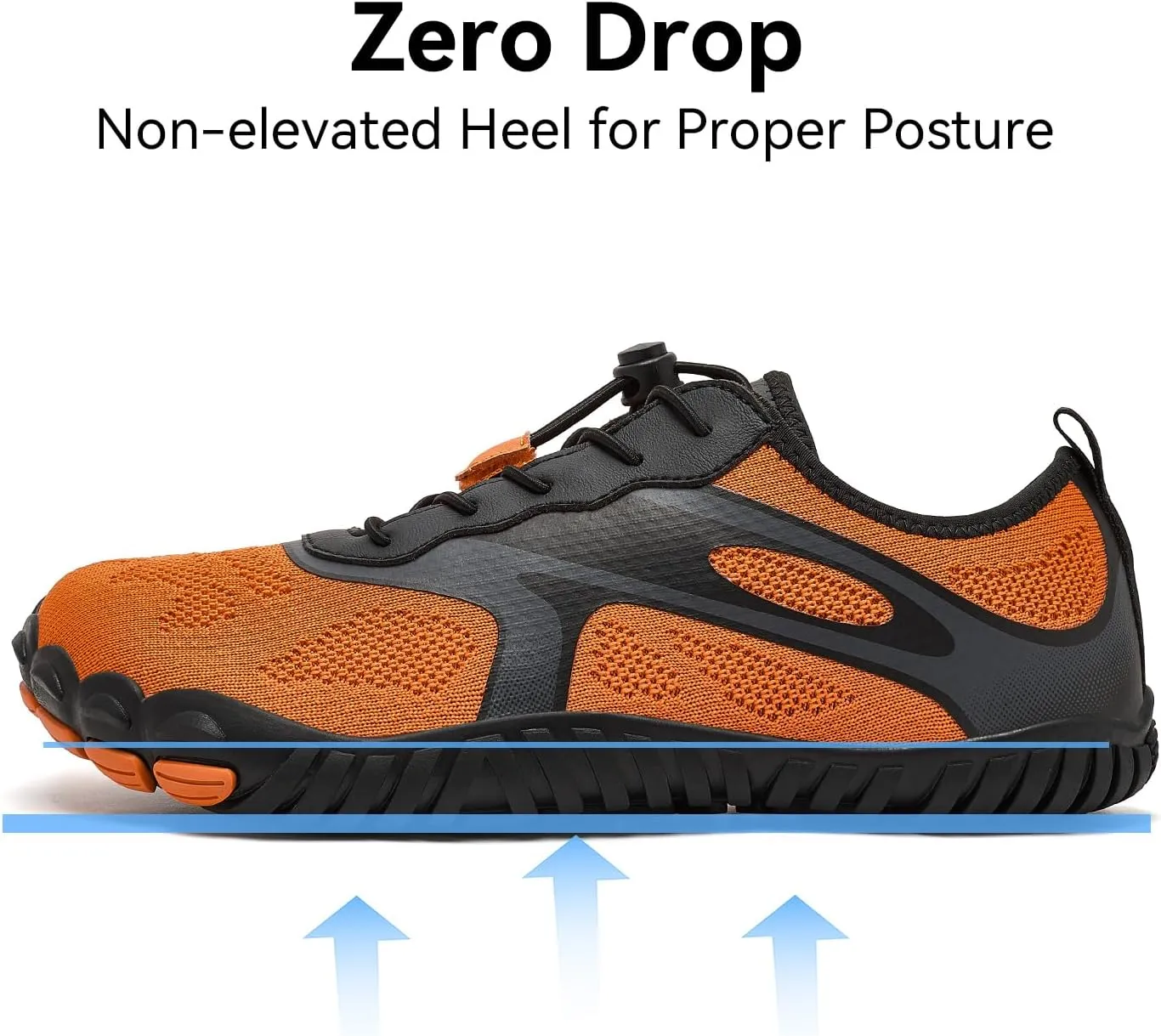 HOBIBEAR Barefoot Shoes for Men Women Wide Toe Box Zero Drop Cross-Training Minimalist Unisex