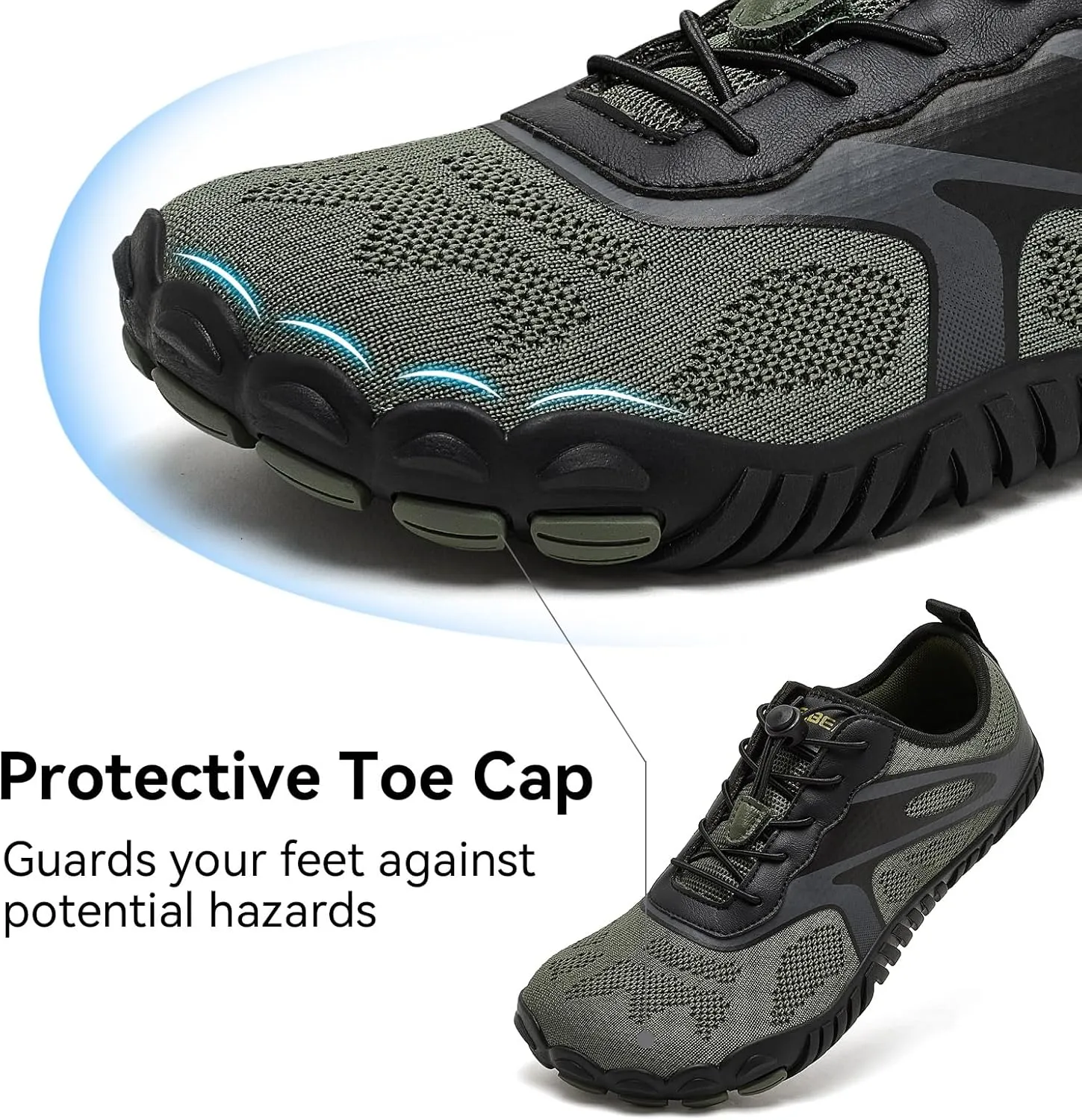HOBIBEAR Barefoot Shoes for Men Women Wide Toe Box Zero Drop Cross-Training Minimalist Unisex