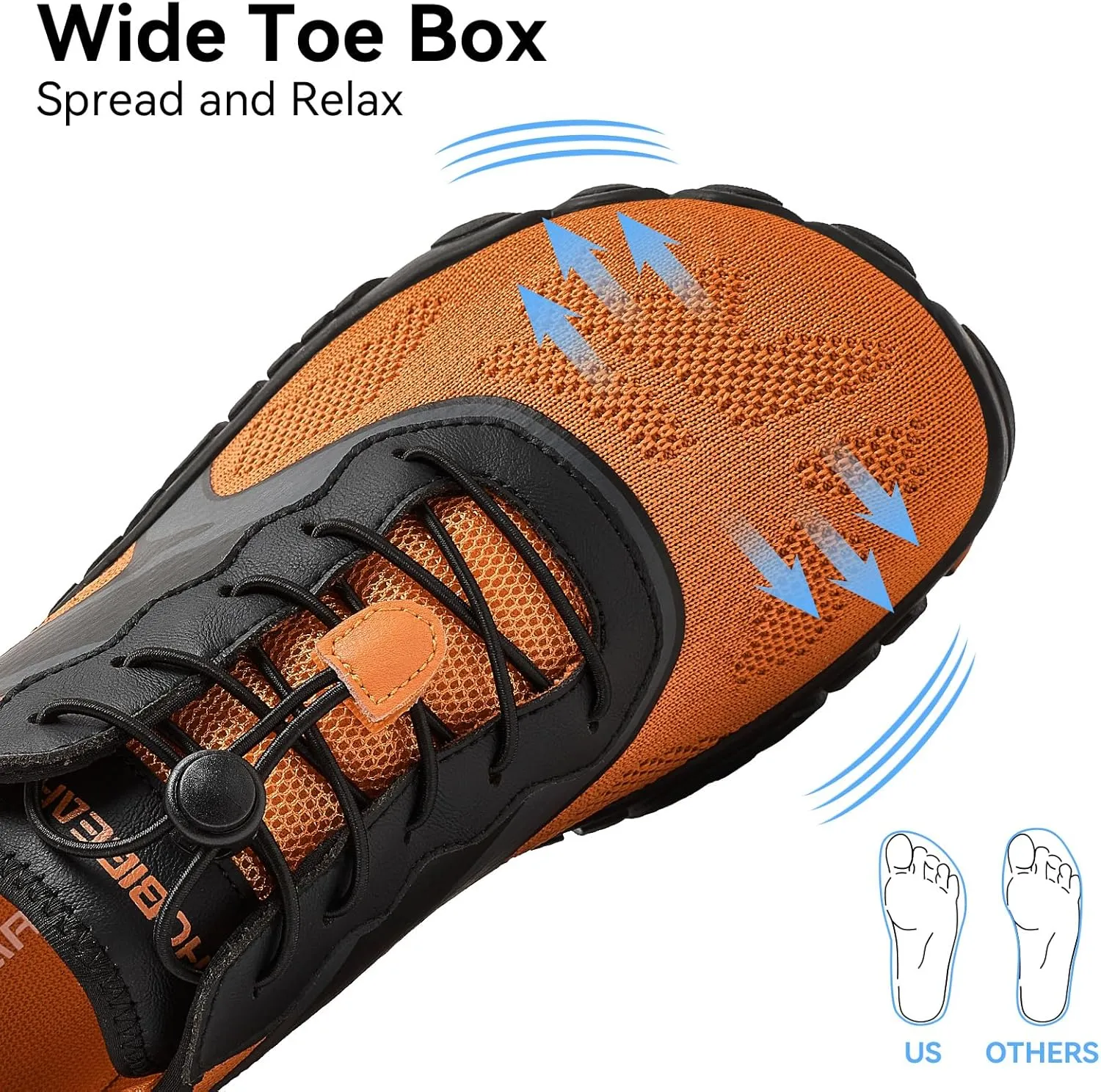 HOBIBEAR Barefoot Shoes for Men Women Wide Toe Box Zero Drop Cross-Training Minimalist Unisex