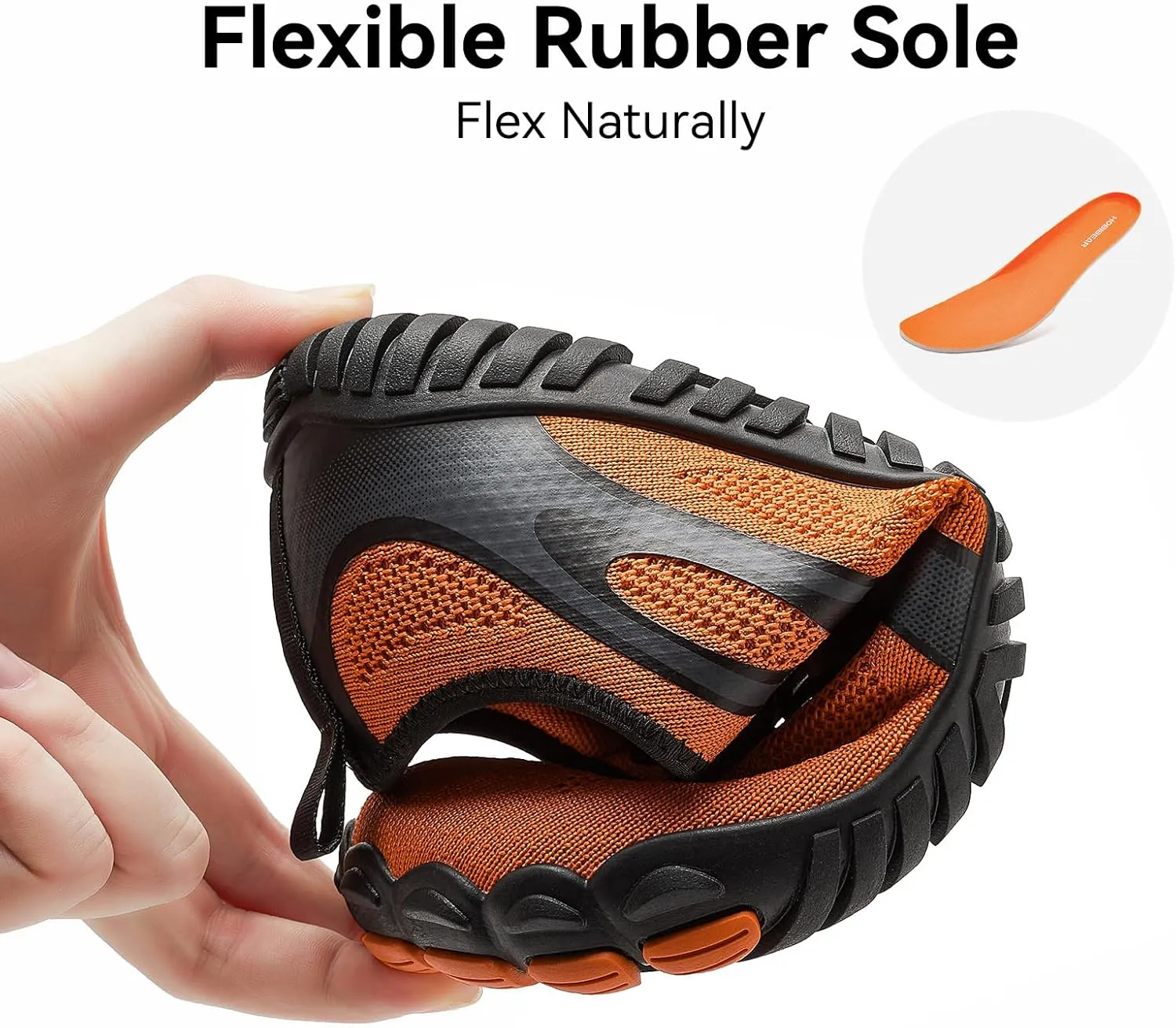 HOBIBEAR Barefoot Shoes for Men Women Wide Toe Box Zero Drop Cross-Training Minimalist Unisex