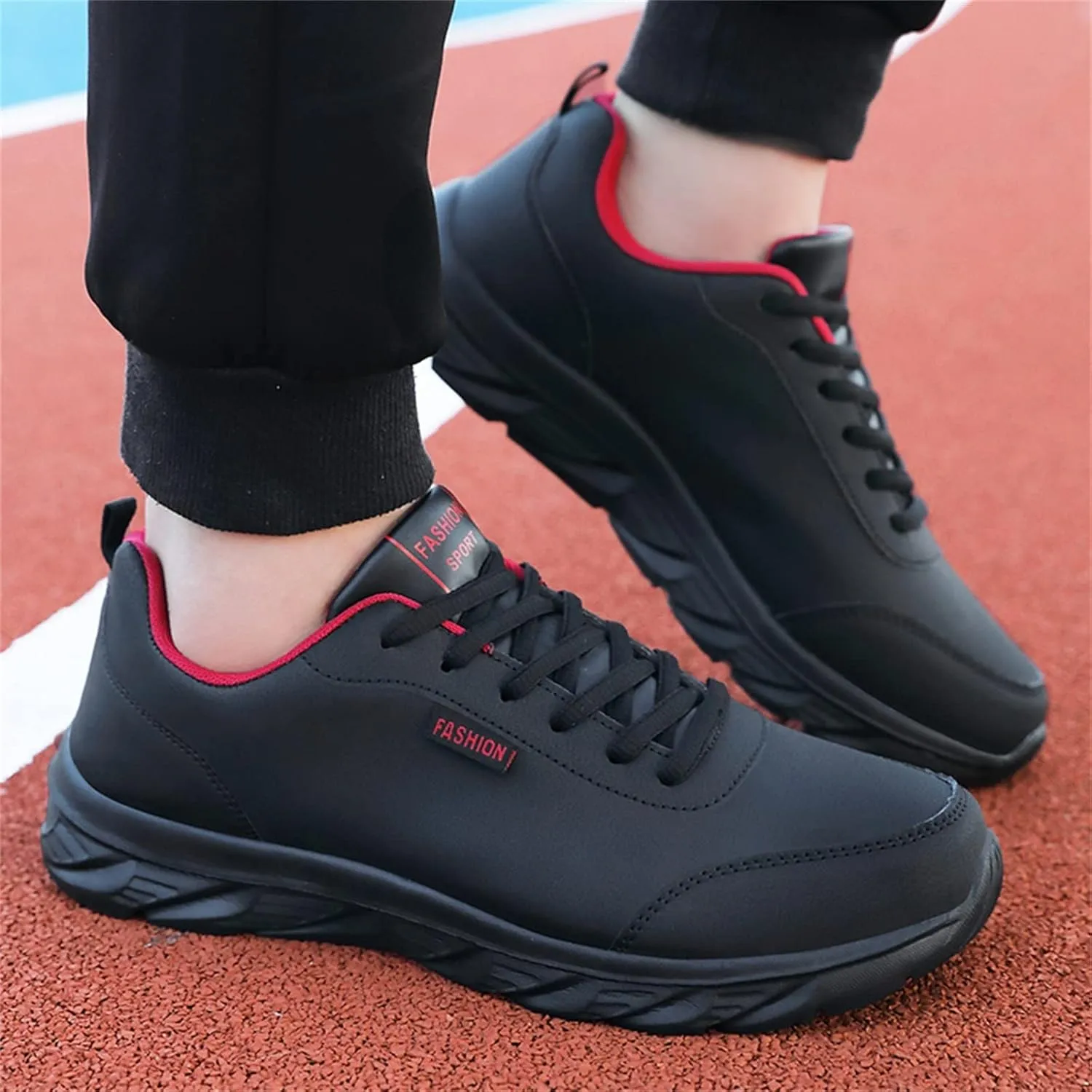 Lightweight Arch Support Sneakers for Men Breathable Casual Comfortable Walking Sneaker Non Slip Walking Shoes