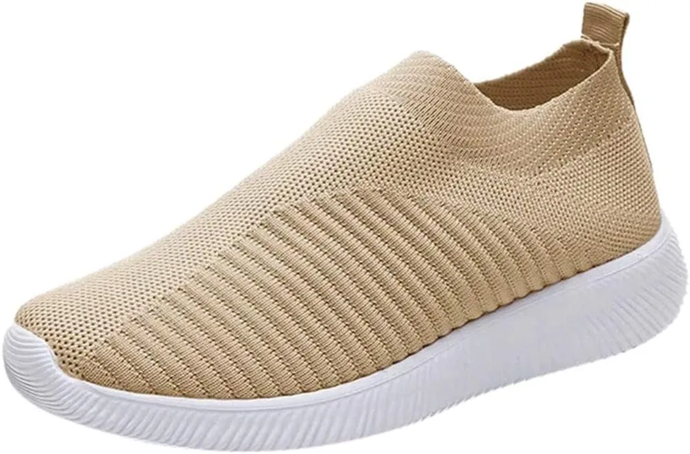 Low-Top Slip Ons Women's Fashion Sneakers Casual Walking Shoes Women Sports Women Casual Shoes Shoes Sneakers Waterproof Tennis Shoe White Loafers