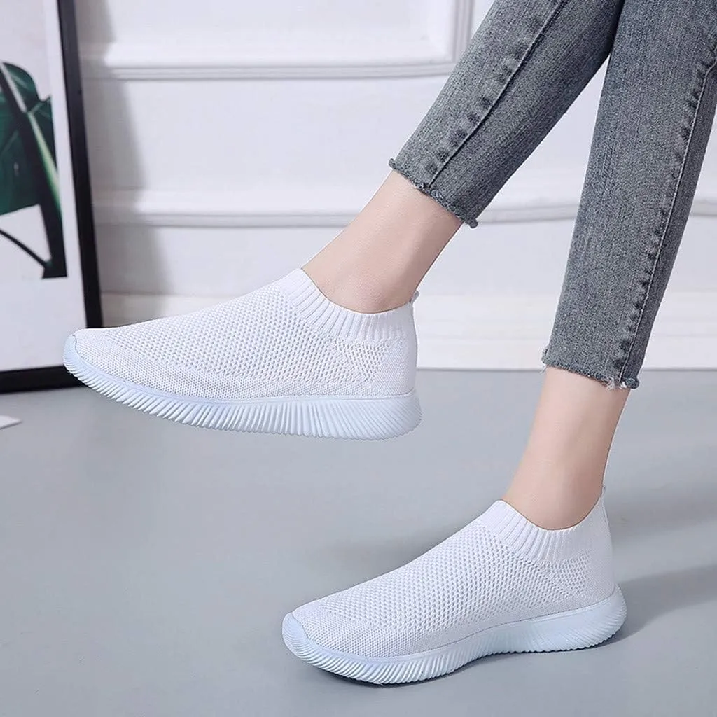 Low-Top Slip Ons Women's Fashion Sneakers Casual Womens Running Shoes Casual Casual Shoes Trendy Slip On Sneakers White Tennis Shoe Loafers Dress Shoe