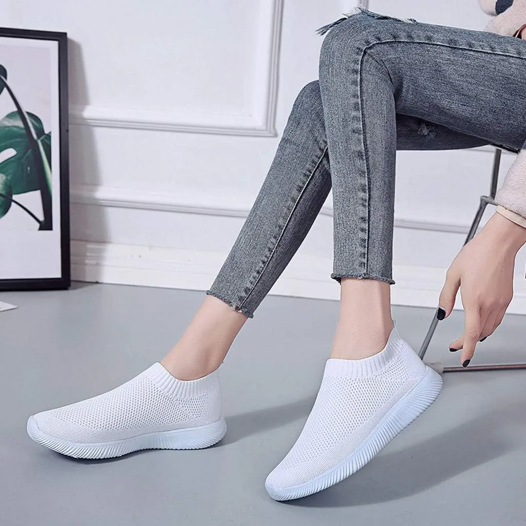 Low-Top Slip Ons Women's Fashion Sneakers Casual Womens Running Shoes Casual Casual Shoes Trendy Slip On Sneakers White Tennis Shoe Loafers Dress Shoe