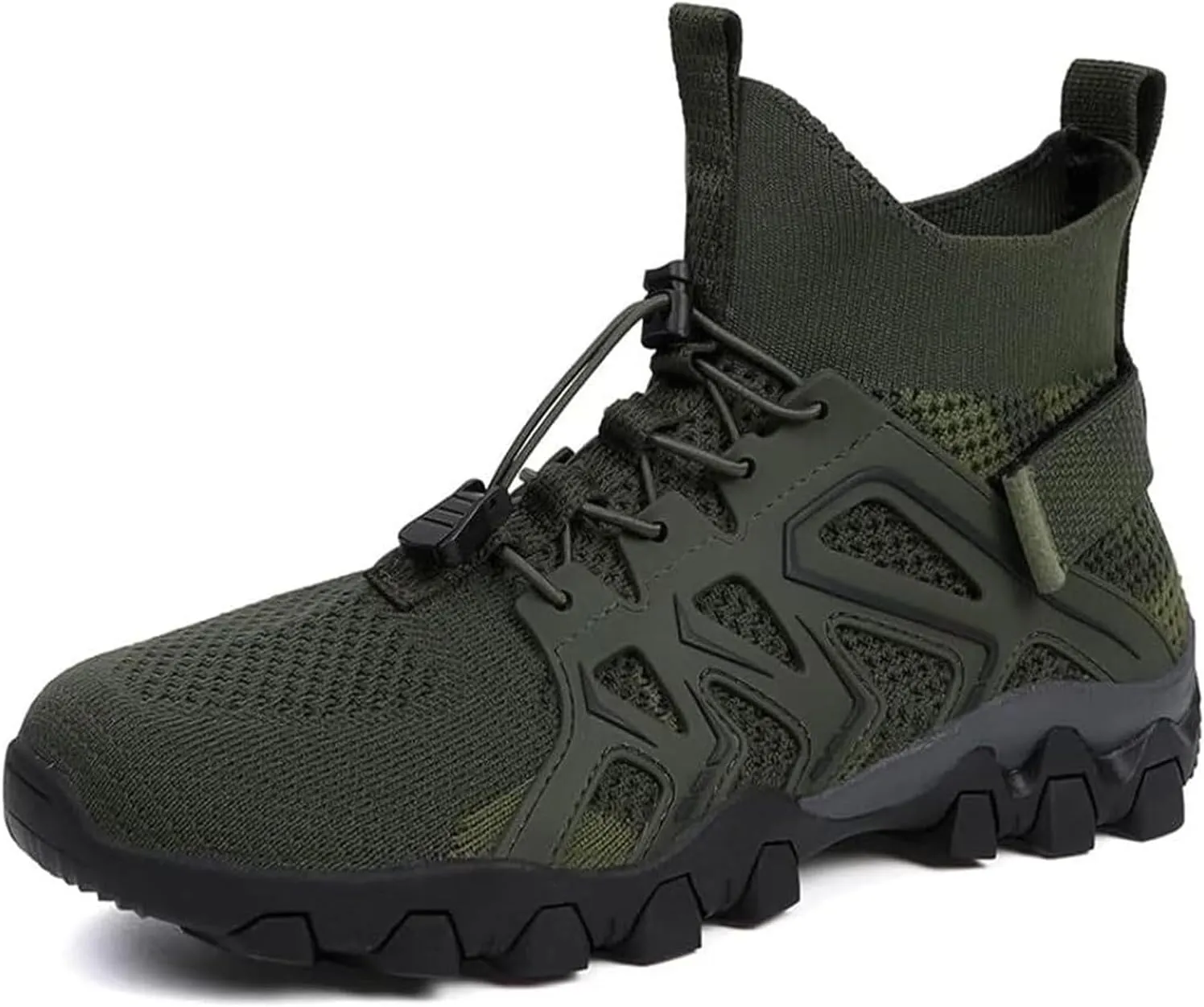 Men Hiking Shoes Mid-Top Hiking Shoes for Outdoor Trailing Trekking Camping Walking