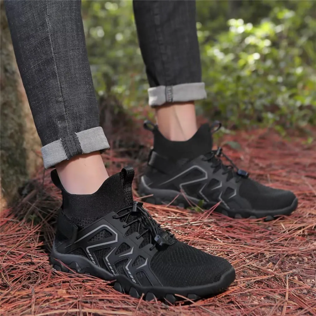 Men Hiking Shoes Mid-Top Hiking Shoes for Outdoor Trailing Trekking Camping Walking