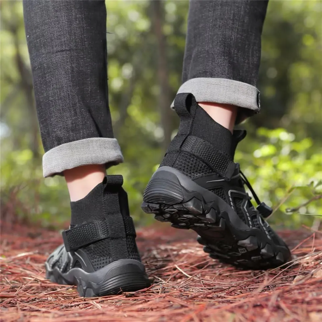 Men Hiking Shoes Mid-Top Hiking Shoes for Outdoor Trailing Trekking Camping Walking