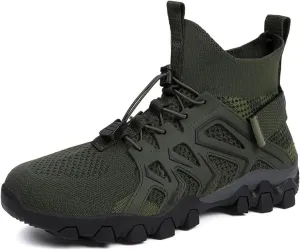 Men Hiking Shoes Mid-Top Hiking Shoes for Outdoor Trailing Trekking Camping Walking