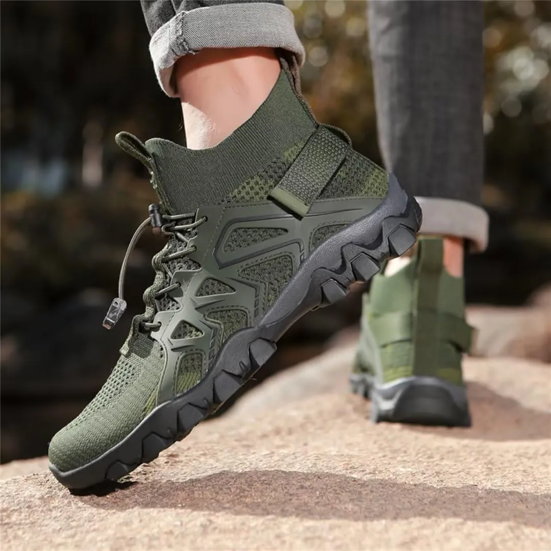 Men Hiking Shoes Mid-Top Hiking Shoes for Outdoor Trailing Trekking Camping Walking