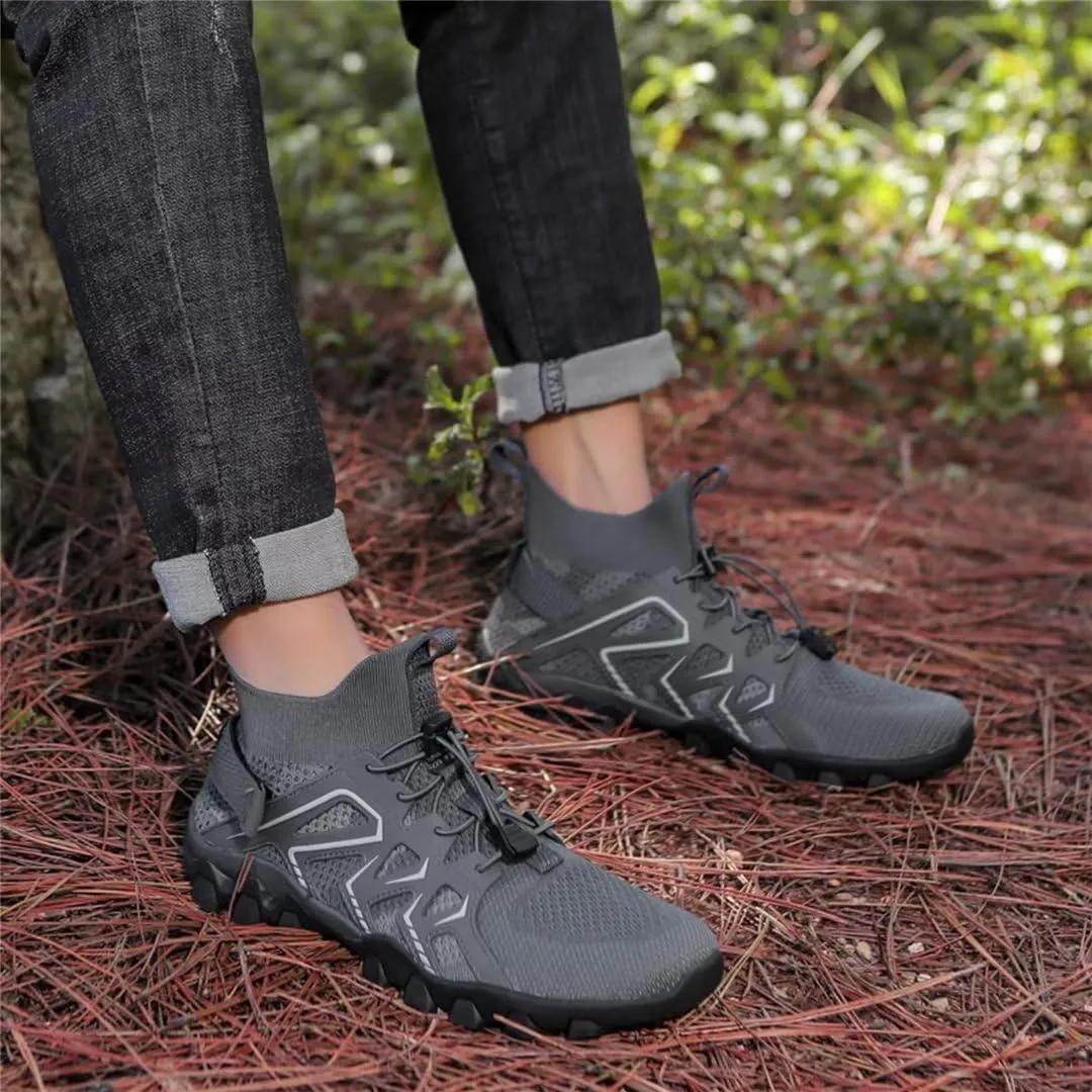 Men Hiking Shoes Mid-Top Hiking Shoes for Outdoor Trailing Trekking Camping Walking