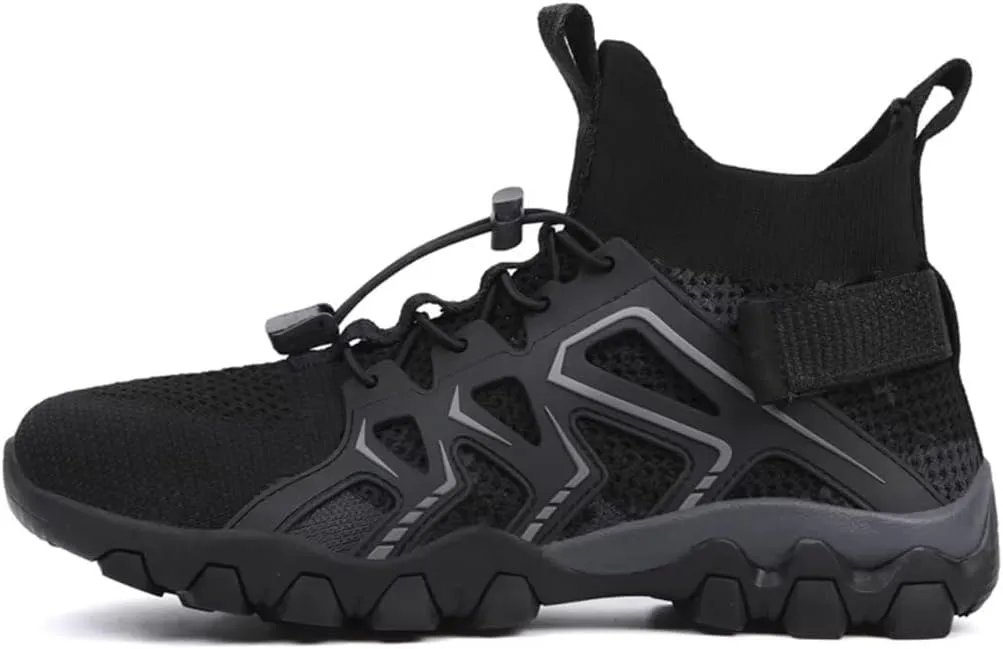 Men Hiking Shoes Mid-Top Hiking Shoes for Outdoor Trailing Trekking Camping Walking