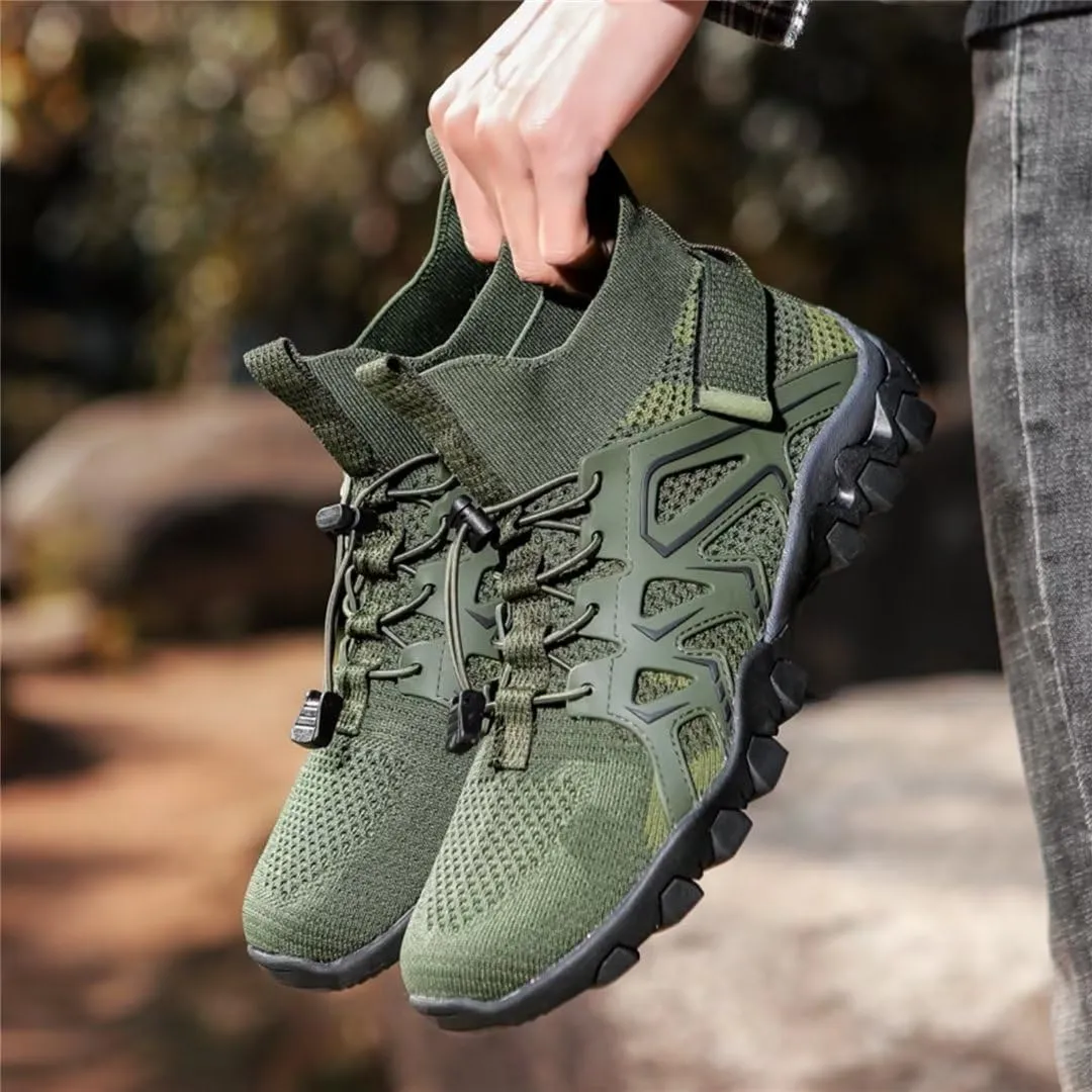 Men Hiking Shoes Mid-Top Hiking Shoes for Outdoor Trailing Trekking Camping Walking