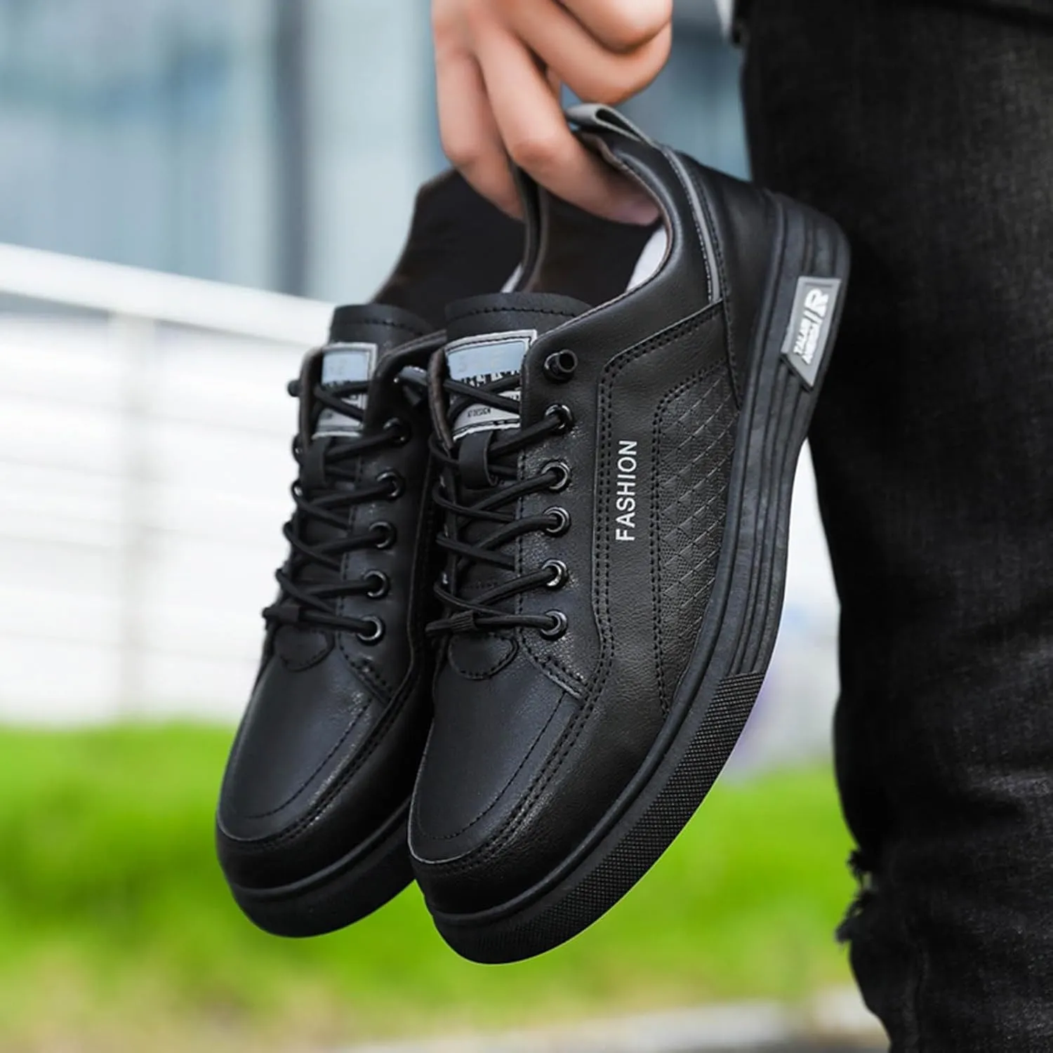 Men's Arch Support Insole Shoes Breathable and Light Outdoor Comfy Walking Shoe Business Casual Versatile Shoes