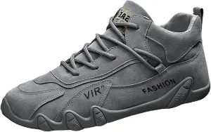 Men's Comfortable Dress Shoes Breathable and Light Outdoor Comfy Walking Shoe Hook and Loop Orthopedic Sneakers