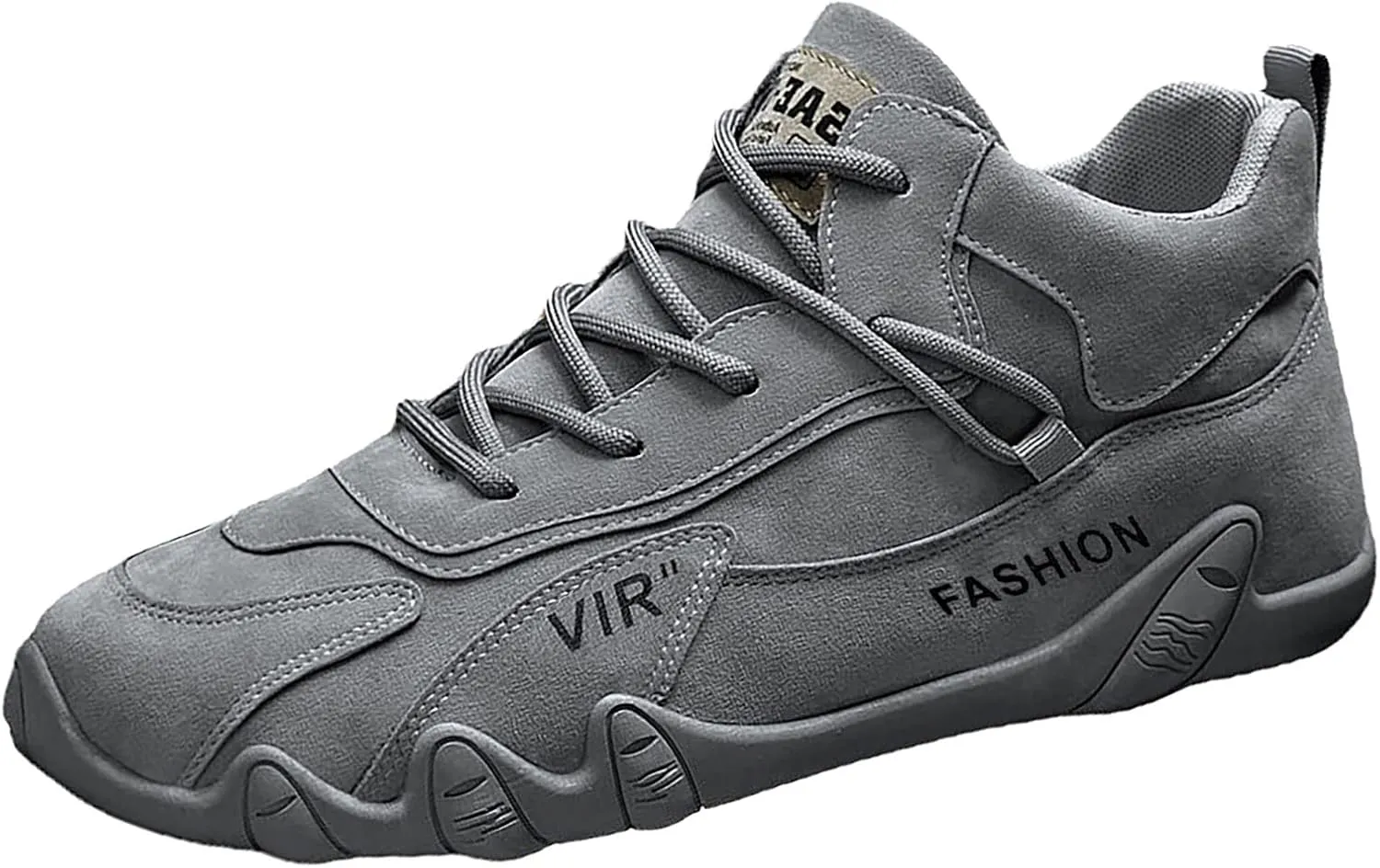 Men's Comfortable Dress Shoes Breathable and Light Outdoor Comfy Walking Shoe Hook and Loop Orthopedic Sneakers