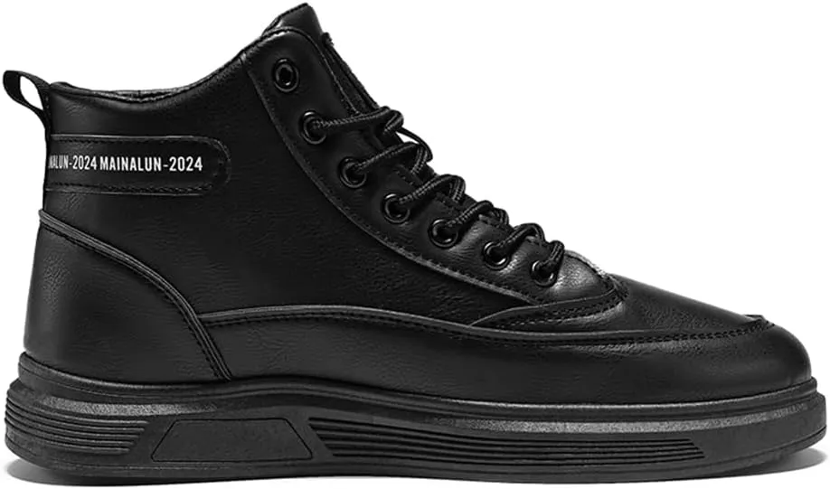 Men's Fashion Sneakers High Top Skate Shoes Stylish Casual Hip Hop Shoes