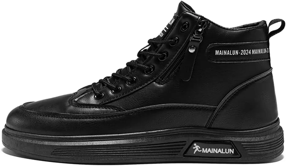 Men's Fashion Sneakers High Top Skate Shoes Stylish Casual Hip Hop Shoes