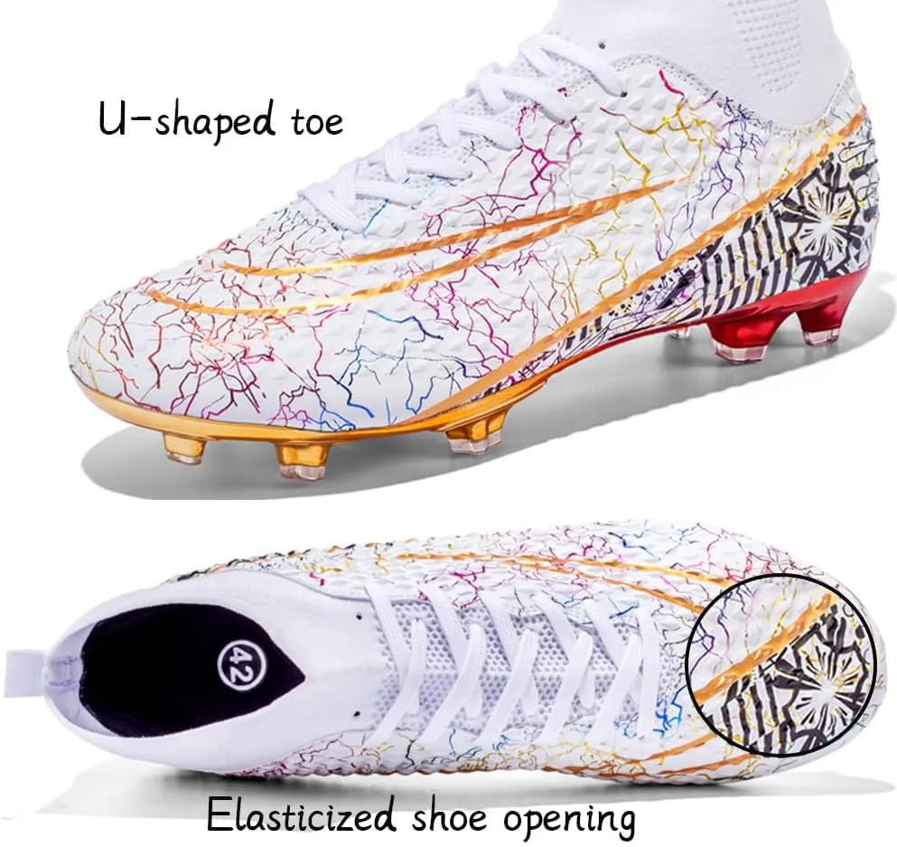 Men’s Soccer Boots Football Shoes Cleats Spike Shoes Sneaker Comfortable Adults Athletic Outdoor/Indoor/Competition/Training