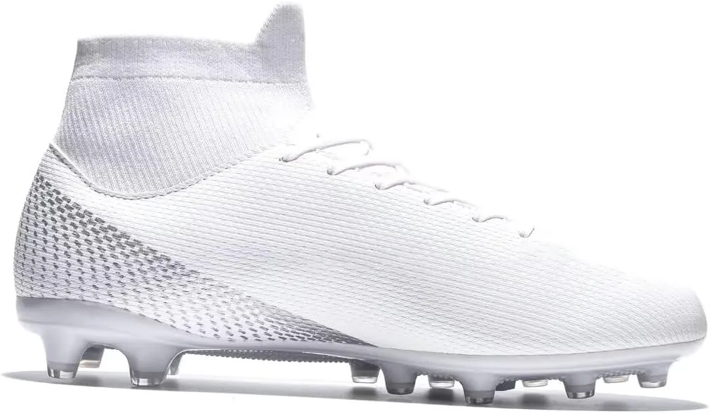 Mens Soccer Shoes Cleats Professional High Top Breathable Training Sneakers