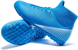 Men’s Soccer Shoes Cleats Professional High Top Breathable Training Sneakers