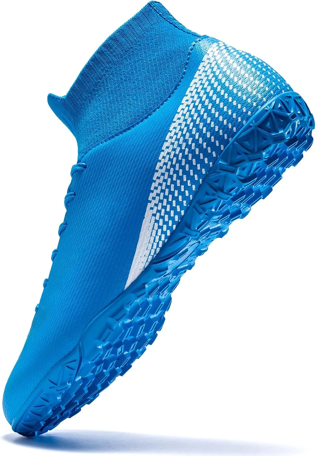 Men’s Soccer Shoes Cleats Professional High Top Breathable Training Sneakers
