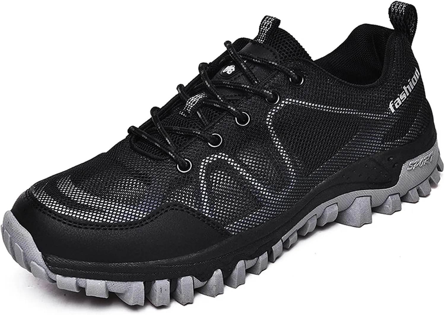 Mens Trail Running Shoes Breathable Hiking Trekking Trainers Camping Walking Shoes