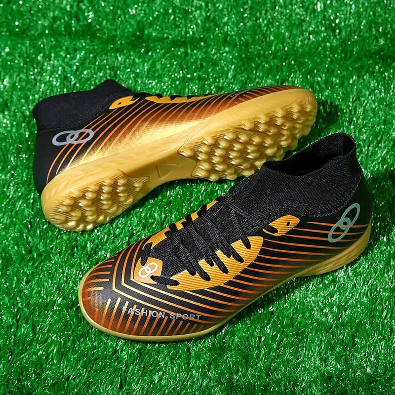 Men's Womens Athletic Soccer Cleats Breathable Futsal Cleats Outdoor Indoor Professional Training Soccer Shoes for Youth