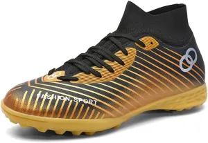 Men's Womens Athletic Soccer Cleats Breathable Futsal Cleats Outdoor Indoor Professional Training Soccer Shoes for Youth
