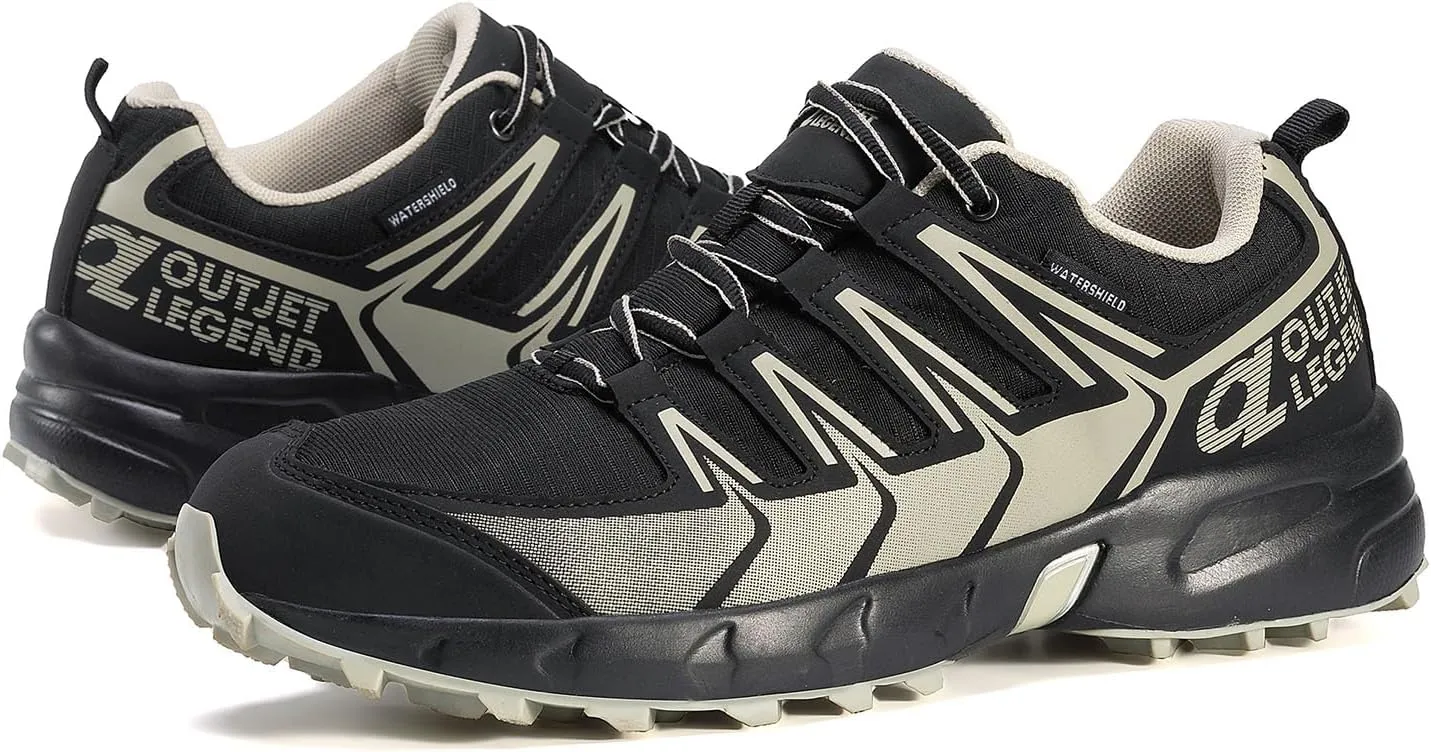 OL OUTJET LEGEND Men's Waterproof Hiking Shoes Lightweight Hiking Sneakers for Outdoor Walking Hiking Trailing