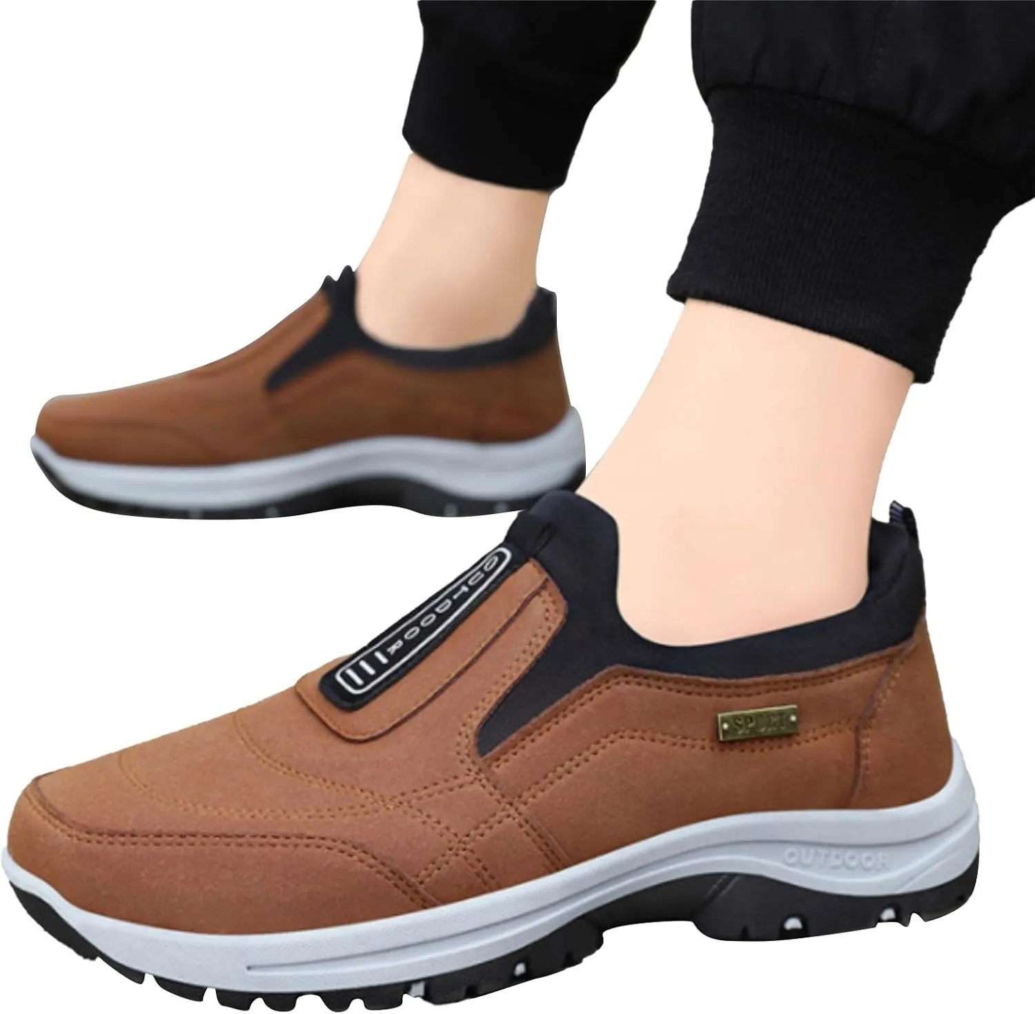 Orthoture Mens Shoes Orthowalkway Mens Shoes Outdoor Casual Arch Support Orthopedic Slip On Walking Shoes Sneakers