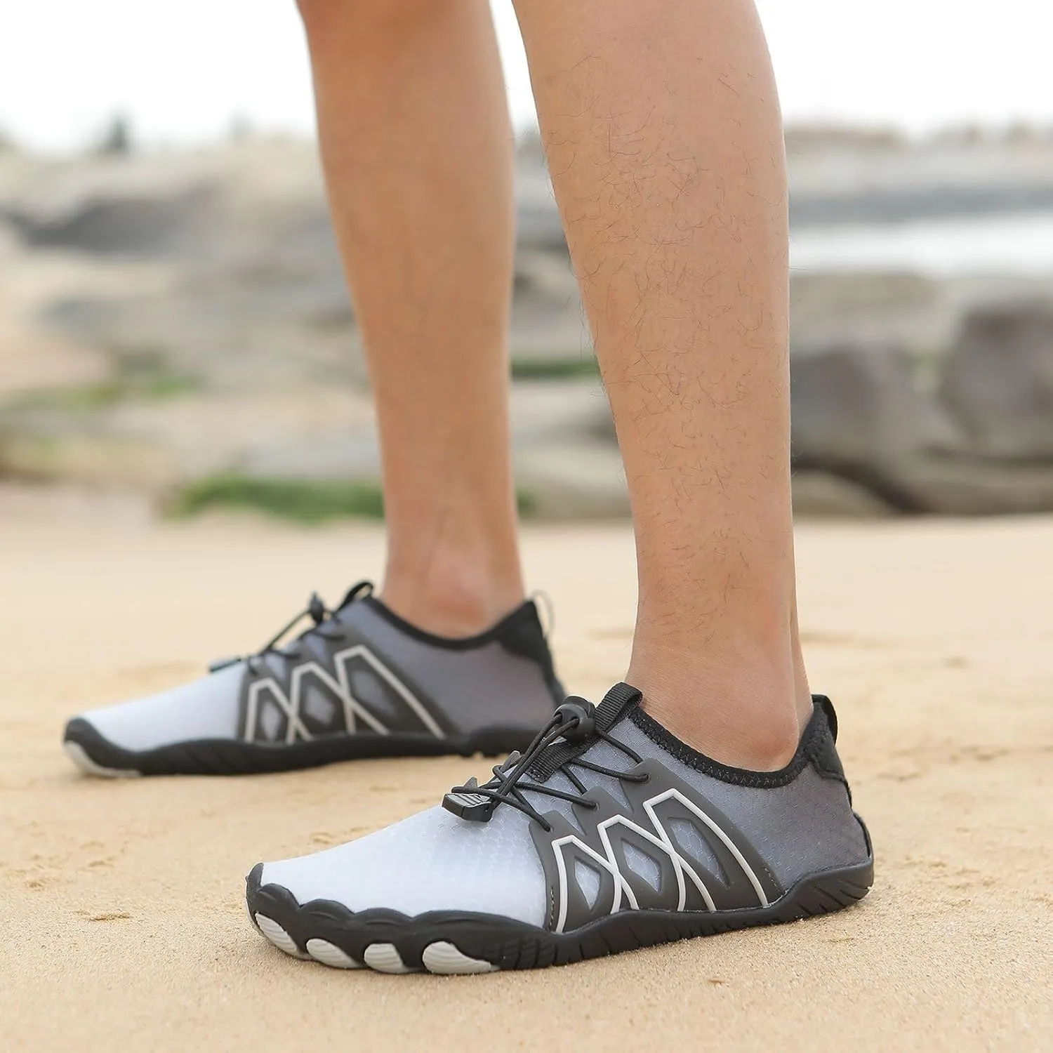 Pro Barefoot Shoes for Women,Healthy & Non-Slip Barefoot Shoes Breathable Quick Dry Lightweight Water Shoe Wide Toe Box Sneakers Surfing Waterproof Hiking Running Shoe