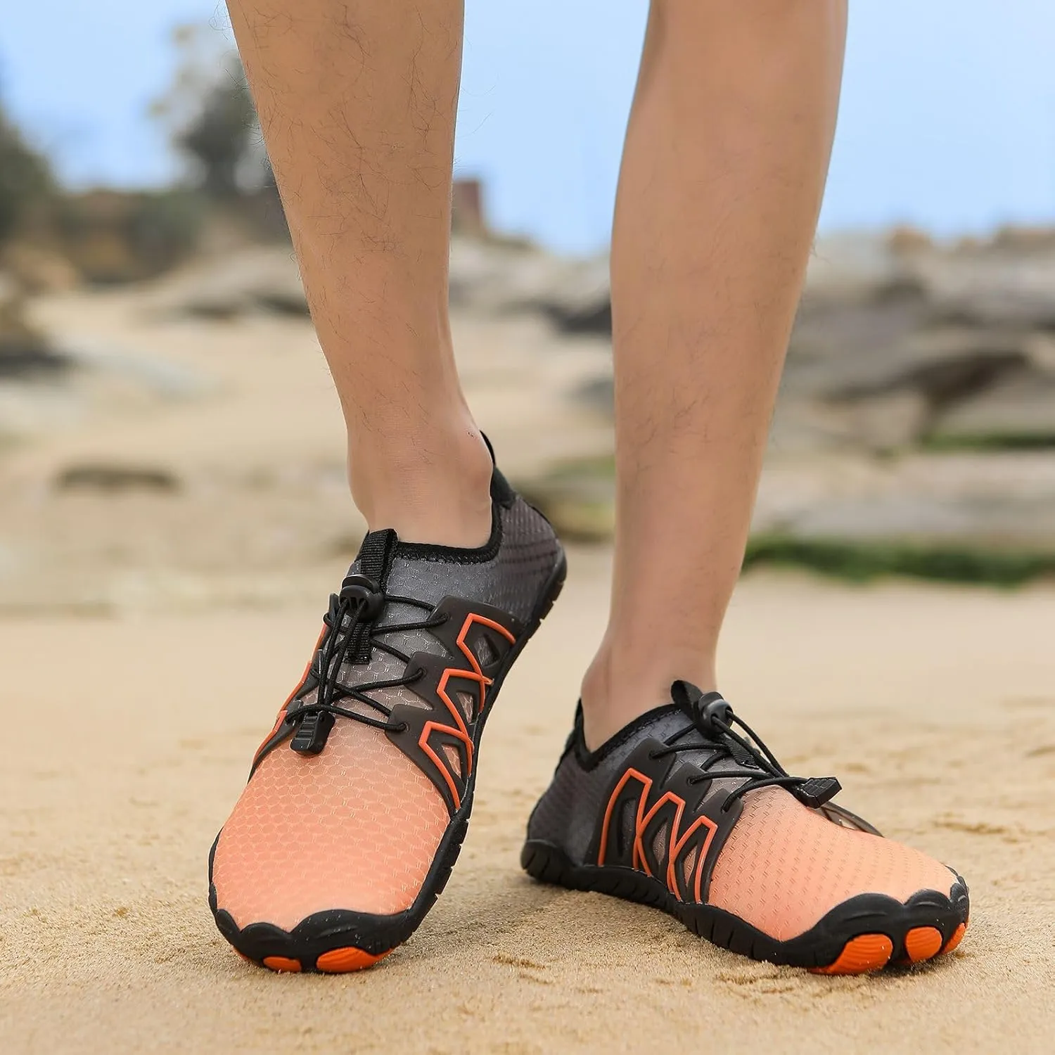 Pro Barefoot Shoes for Women,Healthy & Non-Slip Barefoot Shoes Breathable Quick Dry Lightweight Water Shoe Wide Toe Box Sneakers Surfing Waterproof Hiking Running Shoe