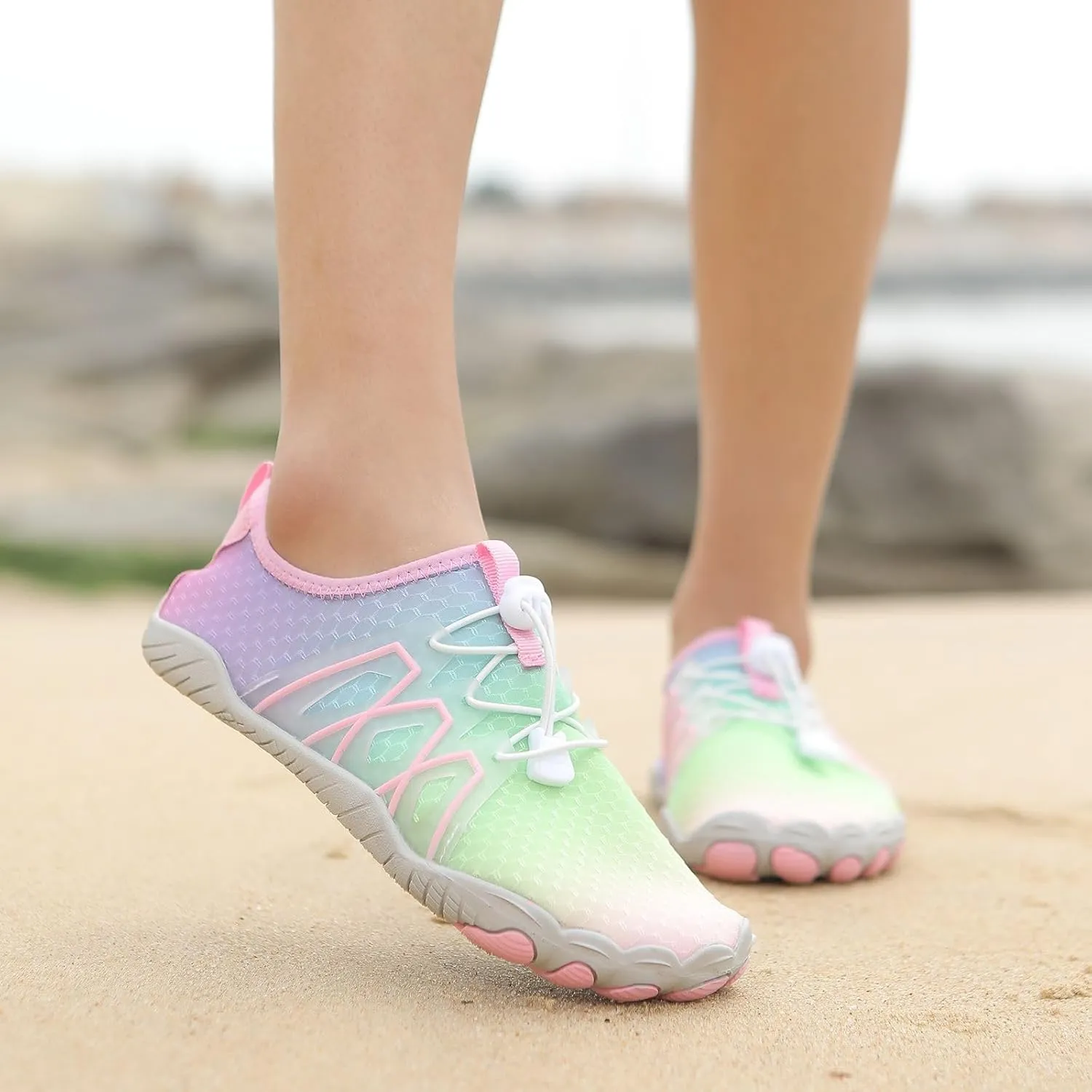 Pro Barefoot Shoes for Women,Healthy & Non-Slip Barefoot Shoes Breathable Quick Dry Lightweight Water Shoe Wide Toe Box Sneakers Surfing Waterproof Hiking Running Shoe